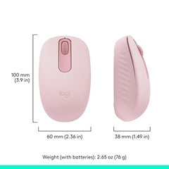 Logitech M196 Compact Ambidextrous Bluetooth Wireless Mouse - Off White