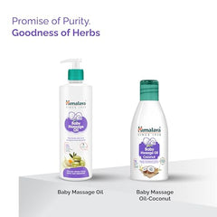 Himalaya Baby Massage Oil 200ml | All-round growth | Strong Bones & Muscles | Ashwagandha, Country Mallow & Aloe Vera | No.1 Dr. Recommended Brand| Vitamin E | 99% NOI | Mineral oil free