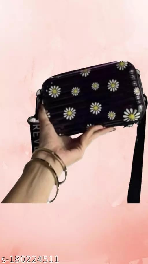 MOMISY Women's Girls Clutch | Zipper | Ladies Purse Wallet Girls (Daisy)