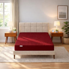 MY ARMOR Waterproof Mattress Protector King Size, 78x72, 6.5x6 feet, Double Bed Protector Sheet Cover, Breathable and Hypoallergenic Ultra Soft Fitted Terry Cotton Feel Fabric, Elastic Skirting, Grey