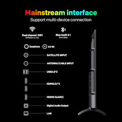 coocaa 164 cm (65 inch) Frameless QLED MINI Smart Google TV 65MINI75Q