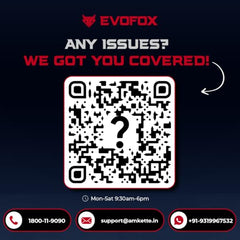 EvoFox Elite S Advanced Wired Gaming Controller for PC, 1000Hz Polling Rate, Hall Effect Joysticks, Programmable Macro Buttons, Sniper Mode & Turbo Mode, Dual Vibration, RGB Lighting, 1.8m Cable, Grey