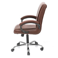 GOYALSON Ergonomic Revolving Office Home Swivel Desk Chair with Adjustable Height Smooth Moving (2, Black, Standard)