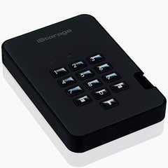 iStorage diskAshur2 256-bit 256GB USB 3.1 secure encrypted solid-state drive - Black IS-DA2-256-SSD-256-B