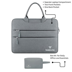 Tabelito Basic 15.6 inch Laptop Bag Sleeve Cover with Box for 15.6 inch HP/Dell/Accer/Apple/Asus/Lenovo/Ultrabook/Razer Etc.-Grey 15.6 INCH