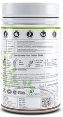 MYHERB Plant Protein Powder | Pea And Brown Rice Protein Powder | Vegan High Protein Powder | 27 gm Protien,21 Vital,6 gm BCCAs |Sugar Free|For Men,Women (500 g (Pack of 1), Chocolate)