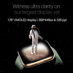 Noise Ultra 3 Luminary Smart Watch with India's 1st Ever Personalised Notification Alerts (Lumilert),1.96" AMOLED, Premium Metallic Dial,Send Upto 5 Emojis (Lumiping), Health Suite (Forest Green)