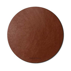 DailyObjects Orb Mouse Pad | Extended for Laptop, for PC, and Wireless Mouse | Handcrafted | Anti-Slip, Anti-Skid | Large Premium Vegan Leather Finish for Home, Office, Gaming - Tan
