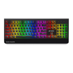 Ant Esports MK4000 Smartchoice Mechanical Gaming Keyboard, RGB LED Backlit Aluminium Base, Hot Swappable Switches, Full Size 104 Keys,Fully Programmable Red Switch, Wired USB, PC Laptop PS5 Compatible