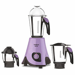 Vidiem EVA Royal 750W Mixer Grinder with 3 Jars | 750W mixer Grinder | 2 Years Product Warranty & 5 Years Motor Warranty | Red & Black