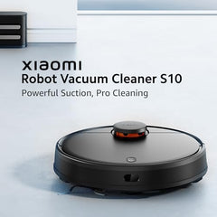 XIAOMI Robot Vacuum Cleaner S10 for Home|4000 Pa Powerful Suction|Advanced Laser Navigation|Multiple Map Memory| Floor Cleaner Machine for Home|1 Year Warranty|2024 New Launch