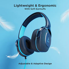 boAt Bassheads 900 Wired On Ear Headphones with Mic (Carbon Black)