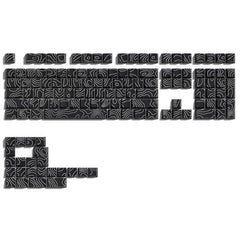 dagaladoo Cute PBT keycaps,Coffee Cat, XDA Profile Keyboard Keycaps