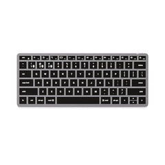 SATECHI Slim X3 Bluetooth Backlit Keyboard with Numeric Keypad – Illuminated Keys & Multi-Device Sync – for M2/ M1 MacBook Pro/Air, M2/ M1 iPad Pro/Air, M2 Mac mini, iMac M1 (Silver)