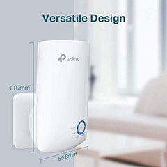 TP-Link TL-WA850RE N300 Wireless Range Extender, Broadband/Wi-Fi Extender, Wi-Fi Booster/Hotspot with 1 Ethernet Port, Plug and Play, Built-in Access Point Mode