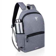 Spenz Saffron Mini Laptop Casual Backpack for Office School & College | Bag for Men & Women(Grey)