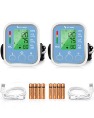 DR VAKU® BP Monitor Fully Automatic Blood Pressure Machine to Check Digital Accurate Level for Home Monitoring Device with Talking Function,Large Display + Cuff Kit Best Accurate Apparatus Measurement- White&Blue