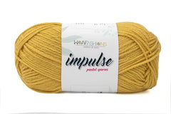 WOAFASHIONS - World of Arts Impulse Hand Knitting & Crochet Yarn, Premium Acrylic, 4 : Medium (Anchor Grey) (100gms / 3.5oz / 200mtr / 218yds)