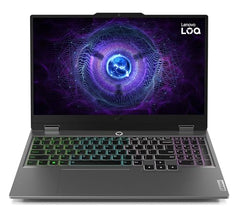 Lenovo LOQ Intel Core i5-13450HX| NVIDIA RTX 3050 6GB (16GB RAM/512GB SSD/144Hz Refresh Rate/15.6" (39.6cm)/FHD IPS/Windows 11/Office Home 2024/Grey/2.4Kg), 83DV01K3IN AI Gaming Laptop