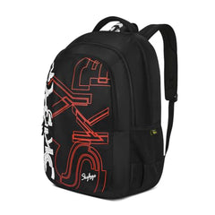 Skybags Brat Pro Max 35L Laptop Backpack (Upto 15.6"), 3 Compartments,Black