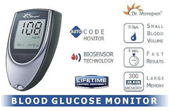 Beato Dr. Morepen Glucoone BG 03 Glucometer With 50 Strips, 100 Lancets With 100 Swabs, Multicolor