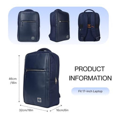 Impulse Empower Elite Laptop Backpack for Men & Women | 25L Polyester School & College Bag | USB Charging Port | Padded Laptop Sleeve | Multiple Pockets with Bottle Holder | Black