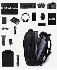 Red Lemon Bange Urban Pack Laptop Backpack for men and women | Multi-Compartment Water Resistant Business Travel Laptop Backpack upto 17" (Black N)