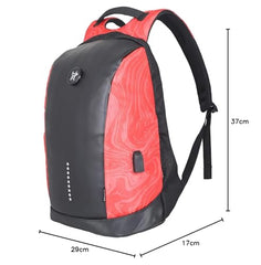 Arctic Fox Slope Anti-Theft Backpack (Dark Denim) | 23 Ltr Capacity|Water Resistant | Multipurpose Backpack |Rain Cover|15.6 Inches Unisex Laptop Bag with USB Charging Port