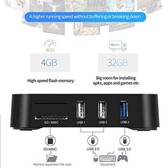 AUSHA X96Q Mini PC Box with Allwinner H313 Quad-Core, 2GB RAM, 16GB Storage, HDMI Output, Dual USB, TF Card Slot, WiFi | Android 10 Based Android PC Box