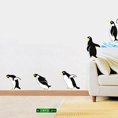 SYGA PVC Vinyl Wall Stickers for Kids Room Self Adhesive Stickers, Penguins
