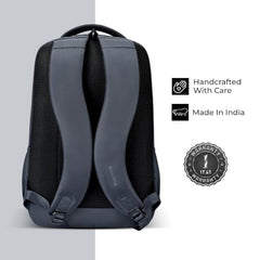 Gear Alpha 18.5”/28L Large Water Resistant Laptop Backpack | Travel Backpack | Casual Backpack for men/women (Black-Black)
