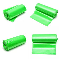 Clean India - Plastic Garbage Bags|6 Packs Of 30 Pcs | 19X21 Medium Disposable Garbage Trash Waste Dustbin Bags Of 54Cm X 48Cm (Ci19210008) - 180 Count
