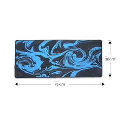 SPIN CART Large Gaming Mouse pad, Long XXL Extended Desk Table Mat Mousepad for Laptop PC Computer (Abstract Blue)