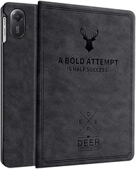 Robustrion Cover for Redmi Pad 2 11 inch Cover Case, Deer Pattern Flip Stand Cover Case for Redmi Pad 2 11 inch Tablet [Auto Sleep/Wake Support] - Black