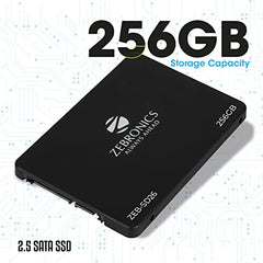 ZEBRONICS SD26 256GB SSD, Ultra Low Power Consumption, S.M.A.R.T. Thermal Management and Silent Operation