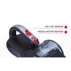 BLACK+DECKER PD1200AV-B1 12V Corded Dustbuster Flexi Auto Handheld Vacuum Cleaner, 560 ml Bowl Capacity, Car Vacuum Cleaner, 5 Meter Cable, 1 Year Manufacturer Warranty