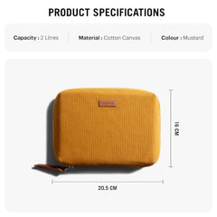 DailyObjects Polyester Monkey Shoulder X Do Vault Tech Organizer - Medium, Casual, Orange