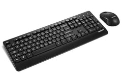 Lenovo 110 Keyboard & Mouse Wired Combo| Waterproof Exoskeleton | Splash Proof Keys| 1600 DPI Full Size Mouse | Non-Slip Scroll Wheel| One-touch Co-pilot key| Adjustable Keyboard Stand | 3 Yr Warranty