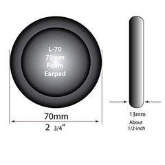 Syga Wireless On Ear Replacement Earpads (Black)