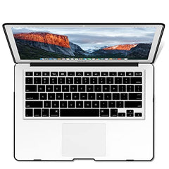 Saco Case for MacBook Air 13 Inch (2010-2017, Models A1466/A1369) – Hard Shell Plastic Protective Cover, Compatible with Old Version Mac Air 13 Inch - Crystel Grey