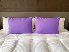 Soft Pillow Covers 19 x 29 Inches - Egyptian Cotton 600 Thread Count Set of 2 Pillow Cover Set Envelope Closure Hotel Quality Pillowcase - Beige