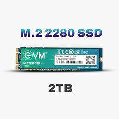 EVM 1TB M.2 SATA SSD 2280 | Internal SSD | Up to 550MB/s Read 370MB/s Write | Laptop Desktop Upgrade Storage | 5 Year Warranty (EVMM2/1TB)