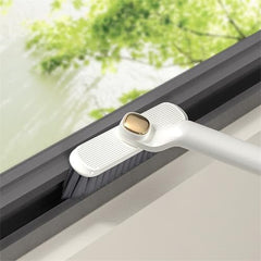MOMISY 360° Rotating Gap Cleaning Brush, Hard Bristle Crevice Brush for Corners, Multi-Function Cleaning Tool (White)