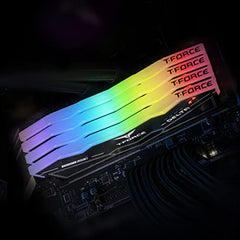 TeamGroup T-Force Delta RGB 2x16GB 6000MHz (6000MT/s) CL30 Black 32GB DDR5 RAM Kit, Desktop Gaming Memory, Metal Heatsink, ARGB Sync, ECC, XMP 3.0/EXPO, For Intel/AMD CPU, High Performance Low Latency