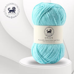 Nestnhaven Acrowools Graze Hand Knitting and Crochet Yarn. Pack of 1 Ball - 100gms. Shade no - NNHG001 (Berry Purple)