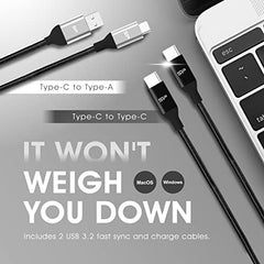SP Silicon Power 2Tb Portable Ssd, USB-C, Aluminum Case USB 3.2 Gen 2 Type-C External Solid State Drive, Up to 520Mb/S, Bolt B75 Pro Series