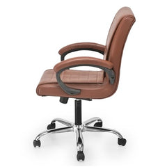 GOYALSON Ergonomic Revolving Office Home Swivel Desk Chair with Adjustable Height Smooth Moving (2, Black, Standard)