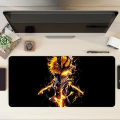JIGARI Extended Anime Large Mouse Pad (11 x 23 Inch) | Gaming Mousepad for Laptop, Desktop & Keyboard | Smooth Surface | Anti-Slip Rubber Base (Zoro - Sword Master - One Piece (P08))