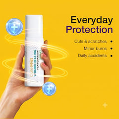 CureMist AYURVEDIC First Aid Wound Spray || Antiseptic, AntiFungal || Patented || Instant Relief to Cuts, Burns, Abrasions & Dry surgical Wounds II Reduced Scarring II Great for Sports Injuries || 100% Ayurvedic Ingredients only || Haldi Palandu Lavanga…
