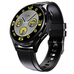 boAt Enigma Radiant Luxury Watch for Man w/1.43"(3.63 cm) AMOLED Display, AOD, Premium Metal Build, Round Dial, 200+Watch Faces, Upto 7 Days Battery Life, Fitness smartwatch for Men (Metal Black)